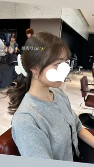 《💛8月ご新規様限定 》 似合わせカット+透明感カラー+トリートメント🤍