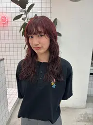 レディースパーマ《カット無料》¥9900