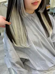 🫧🌻夏休みおすすめ☀️🫧ダメージレスカラー➕ポイントエクステ10本➕前髪カット✂︎