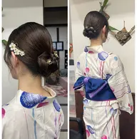 🎐夏限定🎐浴衣でお出かけをもっと楽しく🎆浴衣着付×ヘアセット　5,500円