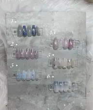 【オフなし】ちゅるん🫧定額フラットアート💫(お色味、指の配置変更可能です♪)