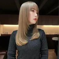 韓国風ミルクティーブラウン🟫1ブリーチカラー