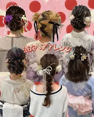 浴衣ヘアセット