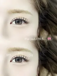 韓国束感まつ毛🎀フラットラッシュ120本 🪞💖 | コーティング剤仕上げ付