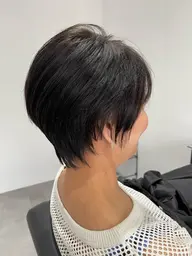 プレミアショートカット&オージュアシャンプー