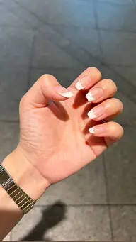 クリアフレンチ💅🤍¥1,950です!※長さだし、補強は不可です😢