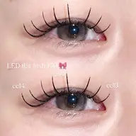 【高持続LED✨️】フラットラッシュ140本/付け足し可/束感コーティング付き💫オフあり別途550円