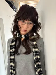 【長さ/毛量調節/顔まわり限定🌧️】カット➕透明感カラー➕silkトリートメント
