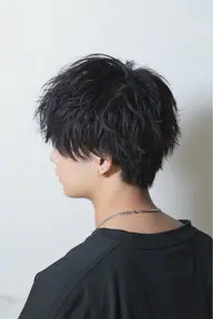 メンズカット+メンズパーマ+スキャルプトリートメント