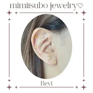 SNSで話題❤️‍🔥耳ツボジュエリー💎🌙/8粒（片耳4粒)