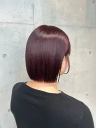 【美髪艶感カラー🫧】イルミナカラー＋似合わせカット＋3stepトリートメント🍒