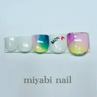 フット👣《キャンペーン》アート6本コース 持ち込みOK 丁寧なケア&フィルイン込み 仕上げにしっかり保湿付き