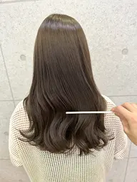 カット+ボリュームダウンストレートパーマ+サプリトリートメント🌿