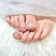 🔰口コミ記入必須【Jr.】FOOT🍒オフあり🍒親指2本アート(フットバス込み)