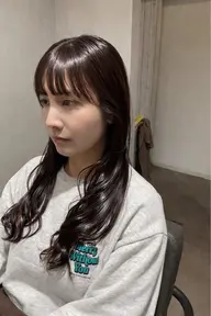 カット➕コテ巻き風デジタルパーマ➕3ステップTR