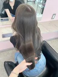 エドルカラーでつくるブリーチなしワンカラー🌛+3stepトリートメント💓¥4500 透明感がでやすい+赤みがとれる!