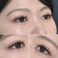 【目元ぱっちりさせたい人おすすめメニュー👀.⋆𝜗𝜚】マツエク120本(オフ+500)🩵