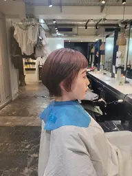 🎀トーンダウンされたい【ショート】の方限定🎀弱酸性カラー+カット+トリートメント