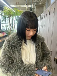 ✨️お悩み改善✨️前髪縮毛+前髪カット