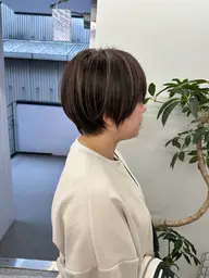 【期間限定】《ショートorボブ》骨格補正小顔ショート+ハイライト+クイック髪質改善トリートメント［上大岡/白髪ぼかし］
