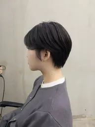 ショートカット👩🏻✨シャンプー+最新トリートメント#ショートボブ#ハンサムショート#毛流れショート