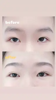 ラッシュリフト&眉毛スタイリング✨️