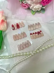 【ジェルオフ有】チップ10本長さだし🎀定額デザイン‎🤍