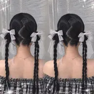 🎀ヘアセット🎀ライブなどリボン編み込みなど❣️【やり放題メニュー】韓国/池袋