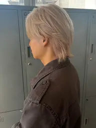 《トリプルカラー》🌿全頭ブリーチ2回+カラー+トリートメント+メンズカット