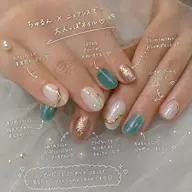 【🌱ソフトジェルオフ込み】 当店大人気定額デザインオフィスニュアンス韓国モノトンミラーアートマッグネトネイル¥6480