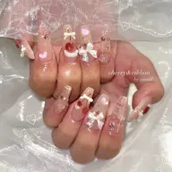 【オフ無】ジェル🤍持ち込みデザイン