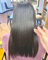 【感動のうる艶髪に！✨】カット+髪質改善ストレート+ダメージ補修トリートメント