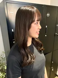 【おしゃれバング】前髪縮毛矯正＋デザインカット