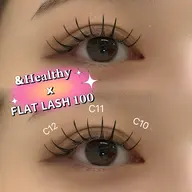 【8月限定】オフあり🙆🏻‍♀️✨フラットラッシュ100本アンドヘルシー🤍🤍（エクステパーマ）