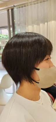 ❤秋の新色ミントベージユ🎶同時に髪質改善もできます❤