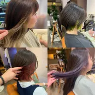 ミニモ限定✨【選べるワンポイントブリーチ✨】カット+ポイントブリーチ+カラー+高圧ナノスチームtr