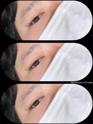 【minomo特別✨️当日OK!オフ込み】LED natural lash!シングルマツエク80本