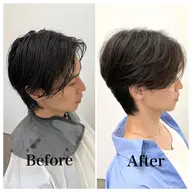 【男性限定】カット+パーマ+疏水デトックストリートメント