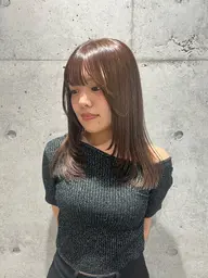 【人気No.3】似合わせカット+艶色透明感イルミナカラー3step内部補修TR☘️