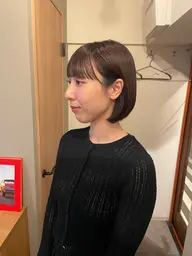 🤍土日限定クーポン🪩前髪カット+カラー(▶️ 透明感カラーに¥1000で変更可/髪質改善カラーに¥2000で変更可)