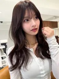 【¥0撮影モデル】小顔見え✨似合わせ顔周りカット｜前髪・もみあげ