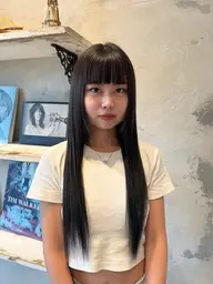 ★レディースカット(ボブ~ロング)+酸性ストレート