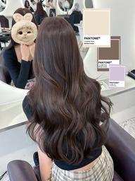 【🌸透明感が欲しい方こちら】ブリーチなしダブルケアカラー+1ステップトリートメント　#韓国ヘア