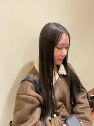 似合わせカット+艶カラー