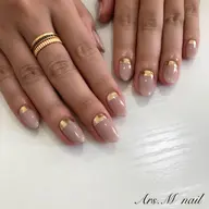 ミラーフレンチネイル