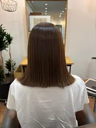 ストレートパーマ＋トリートメント