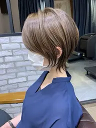 🟦流行りのウルフヘア🟦似合わせウルフカット+カラー¥7150