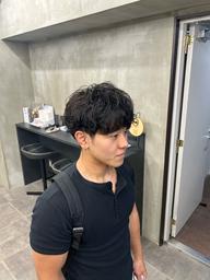 メンズ限定‼️ブリーチなしダブルカラー+アイロン仕上げ