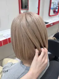 🌀人気𝐍𝐨.𝟐🌀カット+ブリーチ+透明感カラー