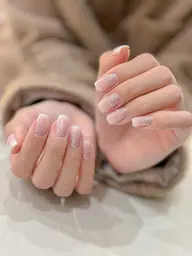 【新規オフ無料・自爪】ワンカラー・ラメグラ ¥5000→¥3680 (オフ選択)